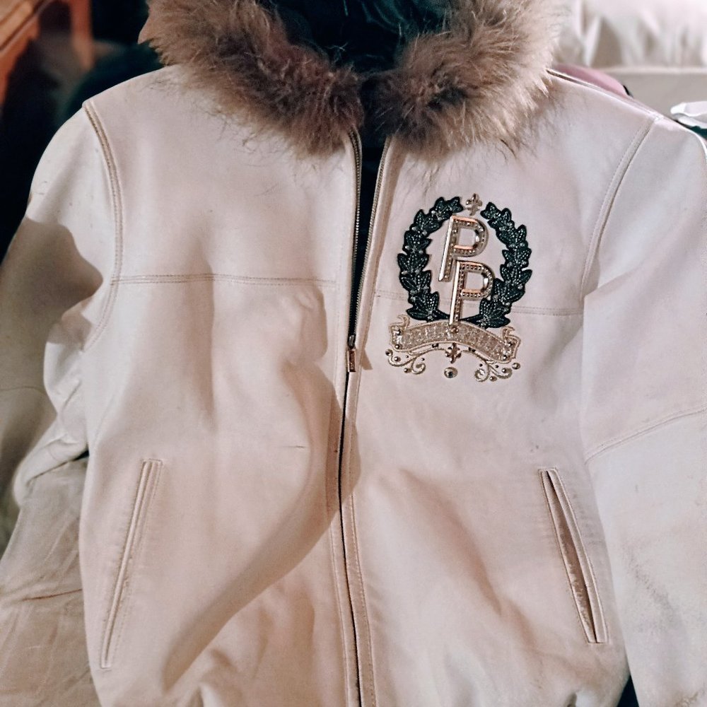 PellePelle fur lined leather jacket for men